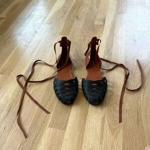 Jason Wu Black and Brown Flats